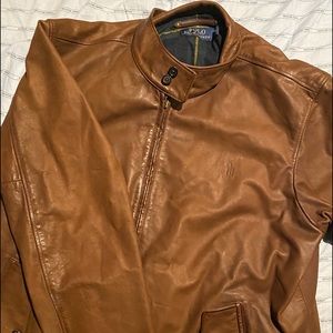 Polo Ralph Lauren XXL Men’s brown leather jacket